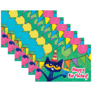 Pete The Cat Happy Birthday Postcards, 30 Per Pack, 6 Packs