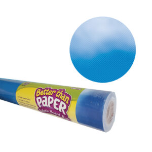 Better Than Paper Bulletin Board Roll, 4' x 12', Clouds, 4 Rolls