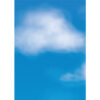 Better Than Paper Bulletin Board Roll, 4' x 12', Clouds, 4 Rolls