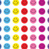 Mini Happy Face Stickers Valu-Pak, Multi Color, 1,144 Per Pack, 6 Packs