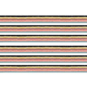 Wonderfully Wild Stripes Straight Border Trim, 35 Feet Per Pack, 6 Packs