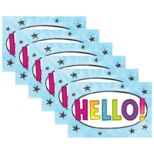 Brights 4Ever Hello Postcards, 30 Per Pack, 6 Packs