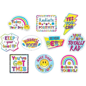 Brights 4Ever Positive Saying Accents, 30 Per Pack, 3 Packs