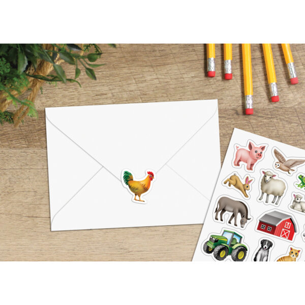 Farm Stickers, 120 Per Pack, 12 Packs