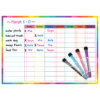 Colorful Dry-Erase Magnetic Task Chart