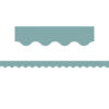 Calming Blue Scalloped Border Trim, 35 Feet Per Pack, 6 Packs