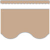 Light Brown Scalloped Border Trim, 35 Feet Per Pack, 6 Packs