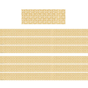 Classroom Cottage Buttercup Straight Border Trim, 35 Feet Per Pack, 6 Packs