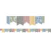 Classroom Cottage Pennants Die-Cut Border Trim, 35 Feet Per Pack, 6 Packs