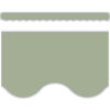 Sage Green Scalloped Border Trim, 35 Feet Per Pack, 6 Packs