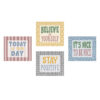 Classroom Cottage Positive Sayings Accents, 30 Per Pack, 3 Packs