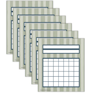 Classroom Cottage Incentive Charts, 36 Per Pack, 6 Packs