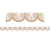 Natural Poms Scalloped Die-Cut Border Trim, 35 Feet Per Pack, 6 Packs