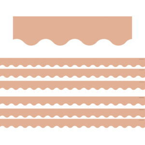 Sedona Sand Scalloped Border Trim, 35 Feet Per Pack, 6 Packs