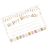 Terrazzo Tones Happy Birthday Awards, 30 Per Pack, 6 Packs