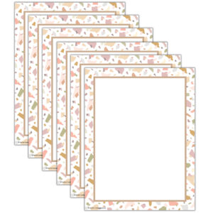 Terrazzo Tones Computer Paper, 50 Sheets Per Pack, 6 Packs