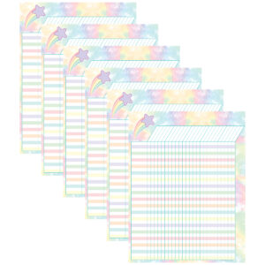 Pastel Pop Incentive Chart, Pack of 6