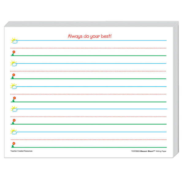 Smart Start K-1 Writing Paper: 360 Sheets