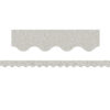 Silver Glitz Scalloped Border Trim, 35 Feet Per Pack, 3 Packs