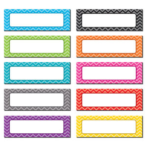 Chevron Labels Magnetic Accents, 20 Per Pack, 3 Packs