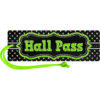 Chalkboard Brights Magnetic Hall Pass, Pack of 6