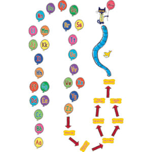 Pete the Cat Alphabet Balloons Sensory Path