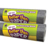 Fun Size Better Than Paper Bulletin Board Roll Vertical Gray Wood, Pack of 2