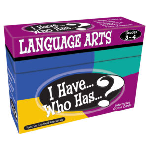 I Have, Who Has Language Arts Game, Grade 3-4