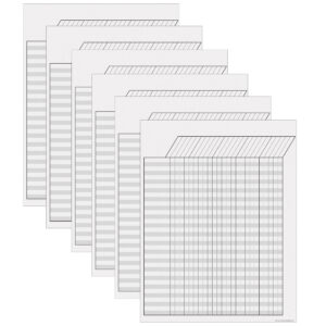 White Incentive Write-On-Wipe-Off Chart, Pack of 6