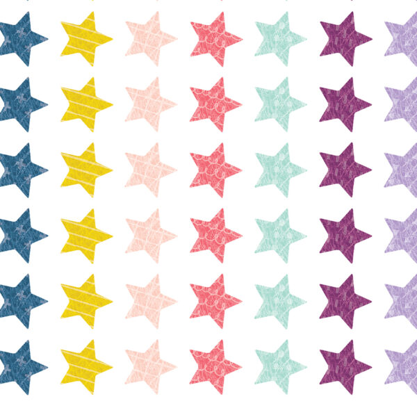 Oh Happy Day Stars Mini Stickers, 377 Per Pack, 12 Packs