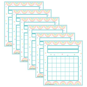 Pastel Pop Incentive Charts, 36 Per Pack, 6 Packs