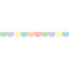 Pastel Pop Scalloped Border Trim, 35 Feet Per Pack, 6 Packs