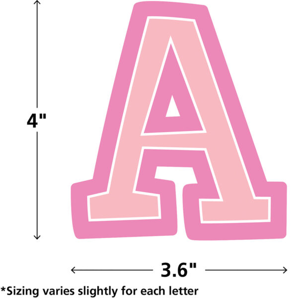 Pastel Pop Bold Block 4" letters Combo Pack, 230 Per Pack, 2 Packs