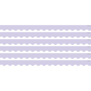 Lavender Scalloped Border Trim, 35 Feet Per Pack, 6 Packs