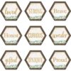 Eucalyptus Positive Words Mini Accents, 36 Per Pack, 6 Packs