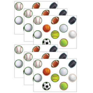 Sports Mini Accents, 36 Per Pack, 6 Packs