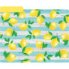 Lemon Zest Letter-Sized File Folders, 12 Per Pack, 2 Packs