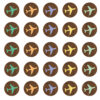 Travel the Map Airplanes Mini Stickers, 378 Per Pack, 12 Packs