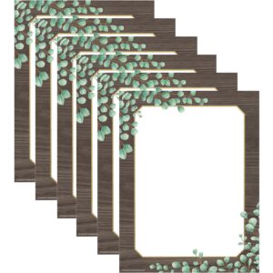 Eucalyptus Computer Paper, 8-1-2" x 11", 50 Sheets Per Pack, 6 Packs