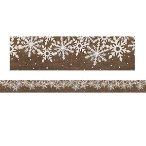 Home Sweet Classroom Winter Straight Border Trim, 35 Feet Per Pack, 6 Packs