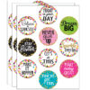 Confetti Positive Sayings Accents, 30 Per Pack, 3 Packs