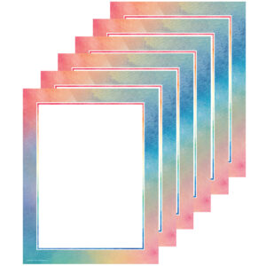 Watercolor Computer Paper, 50 Sheets Per Pack, 6 Packs