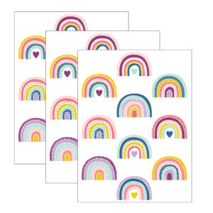 Oh Happy Day Rainbow Accents, 30 Per Pack, 3 Packs