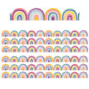 Oh Happy Day Rainbows Die-Cut Border Trim, 35 Feet, 6 Packs