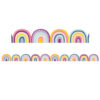 Oh Happy Day Rainbows Die-Cut Border Trim, 35 Feet, 6 Packs