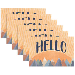 Moving Mountains Hello Postcards, 30 Per Pack, 6 Packs