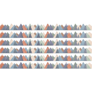 Moving Mountains Die-Cut Border Trim, 35 Feet Per Pack, 6 Packs