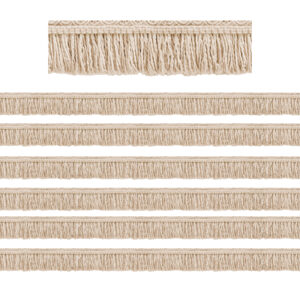 Wonderfully Wild Fringe Die-Cut Border Trim, 35 Feet Per Pack, 6 Packs