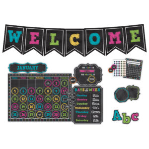 Chalkboard Brights Classroom Set