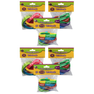 Happy Birthday Wristband Classroom Super Pack, 30 Per Pack, 2 Packs